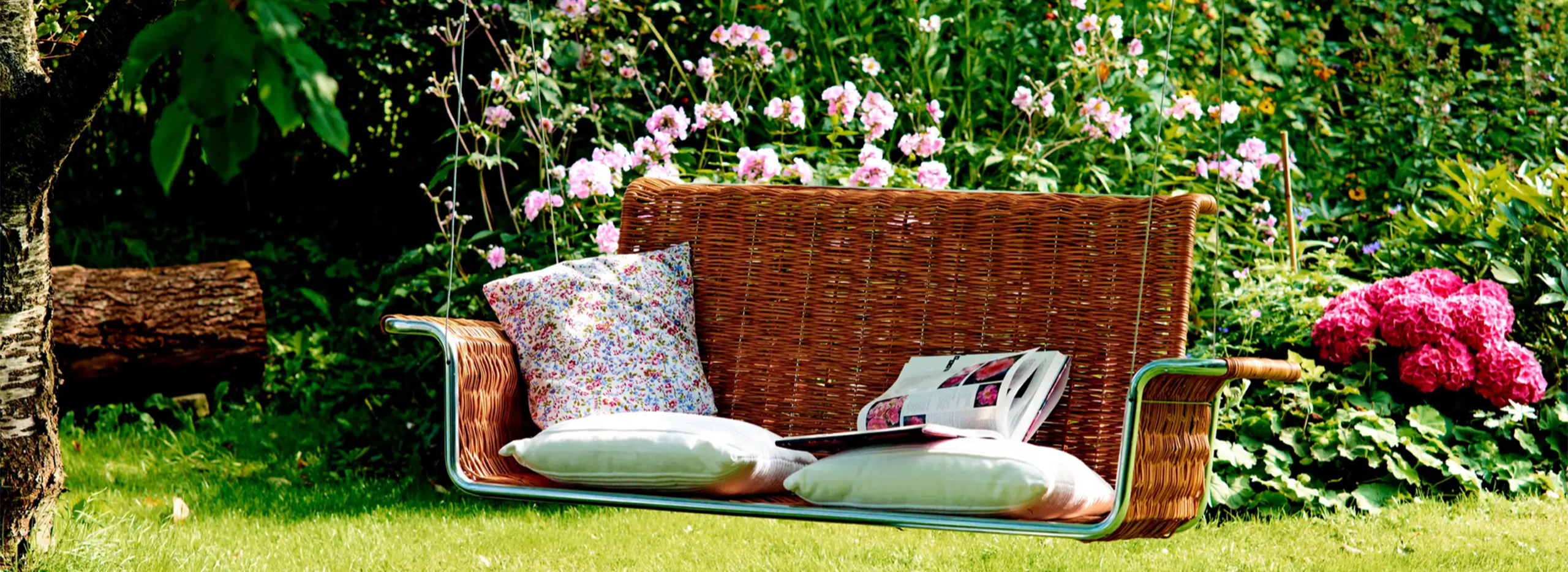 Gemütliche Gartenmöbel