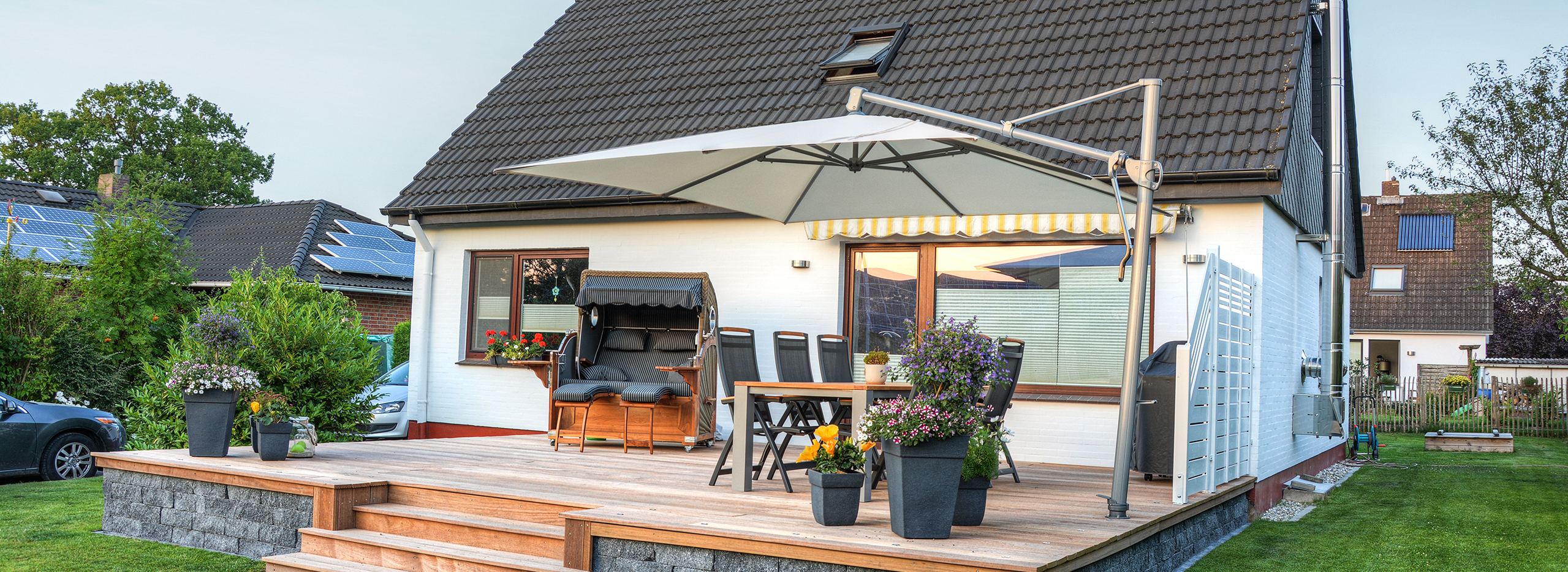 Die richtige Beschattung für Ihre Terrasse
