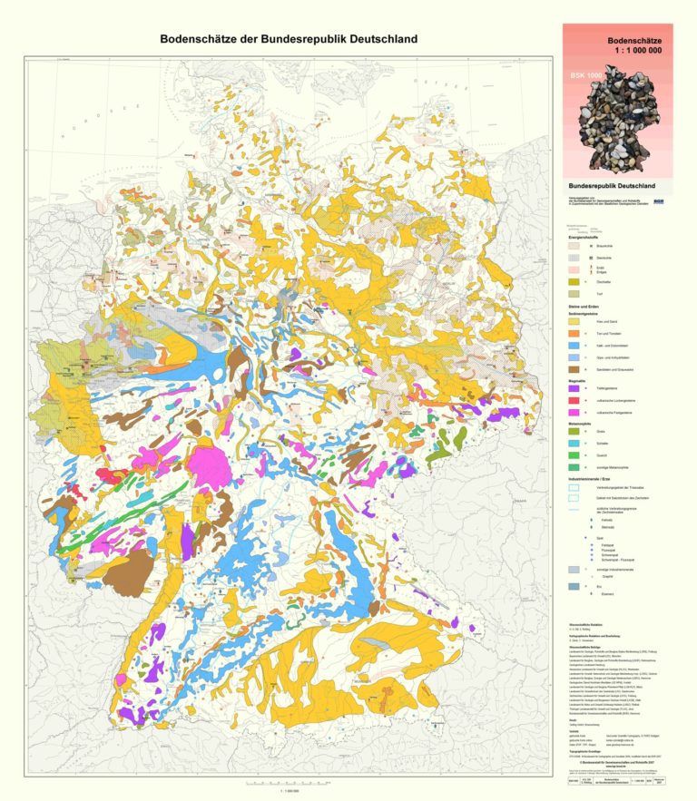 Edelsteine Deutschland Karte