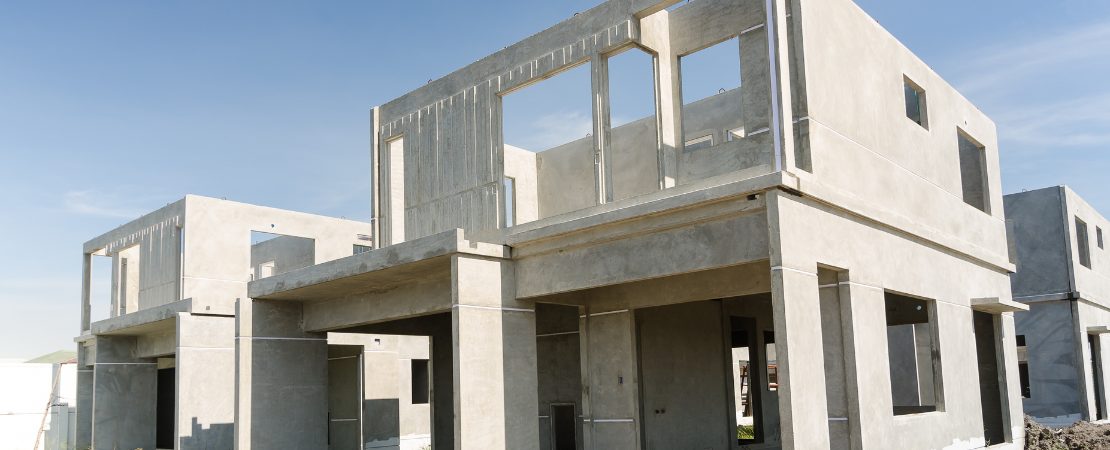 Abbildung eines modularen Rohbaus